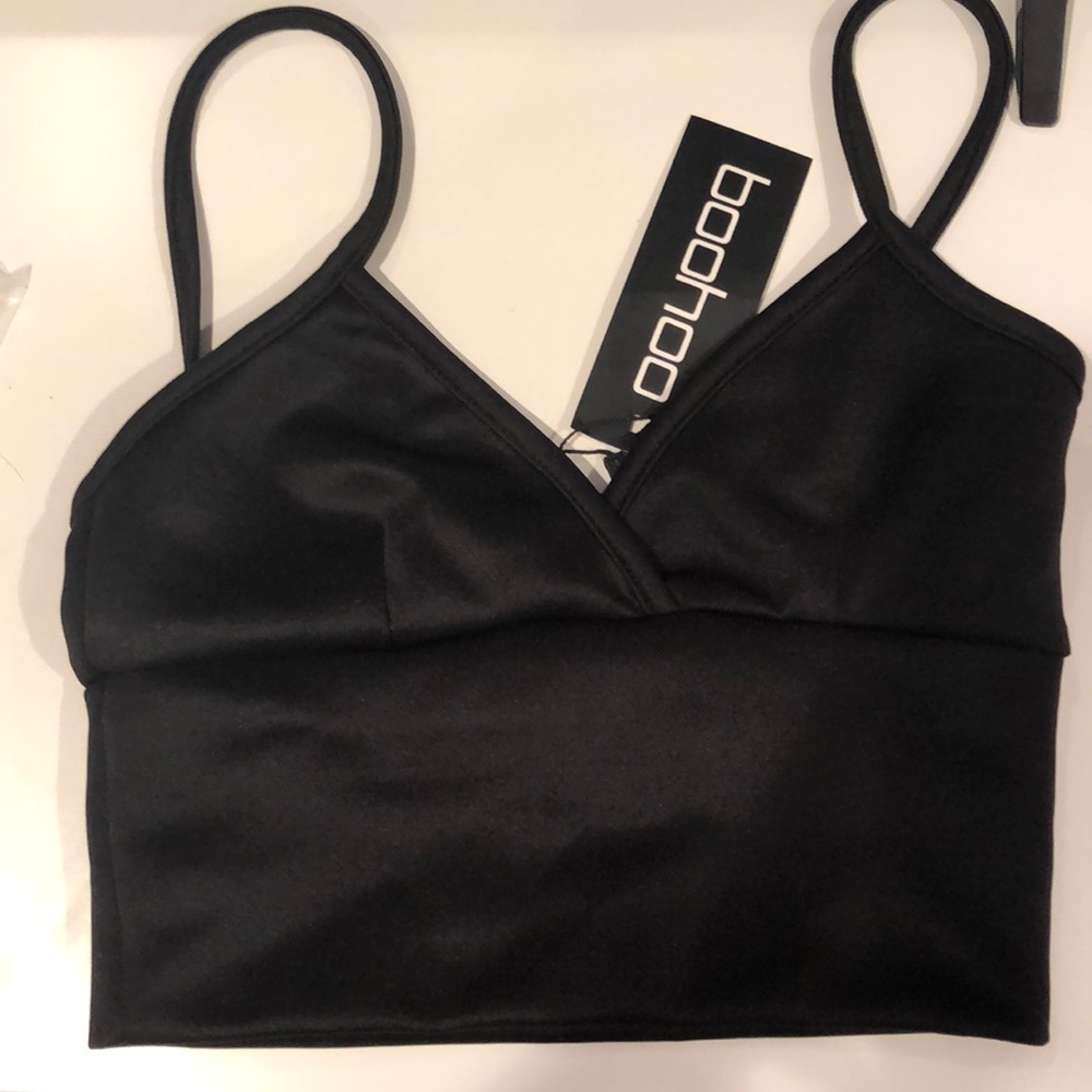Black bralette top